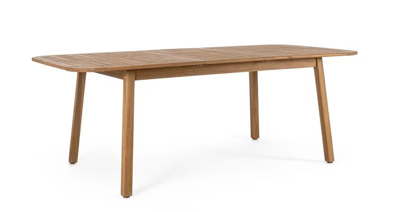 Tavolo da Giardino Allungabile in Legno Acacia FSC 160-210x100 cm - DANUBIO