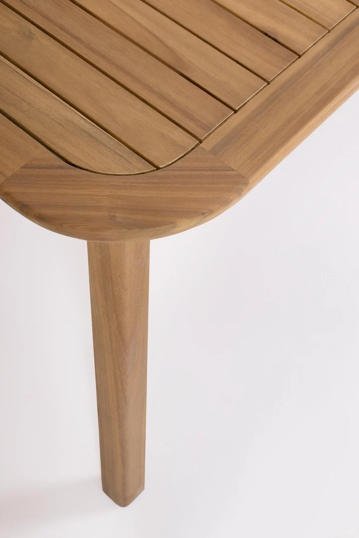 Tavolo da Giardino Allungabile in Legno Acacia FSC 160-210x100 cm - DANUBIO