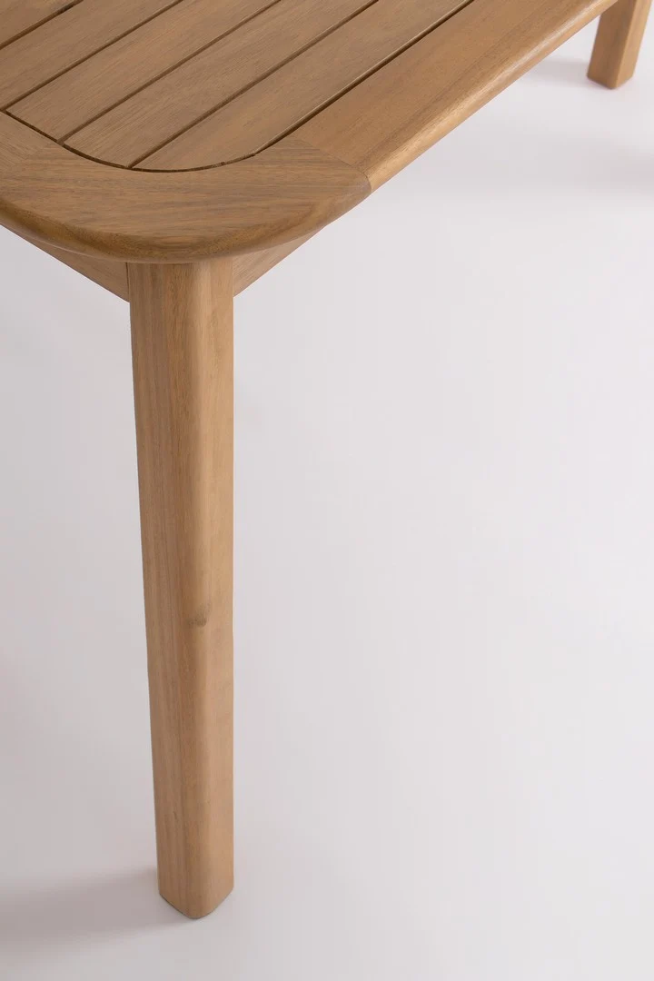 Consolle da Esterno in Legno Acacia FSC Effetto Teak 142x46 - DANUBIO