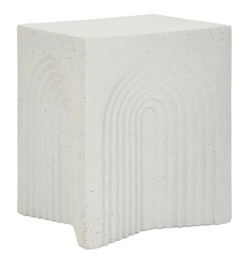Tavolino da salotto quadrato in stile contemporaneo 40x50 cm - ARC