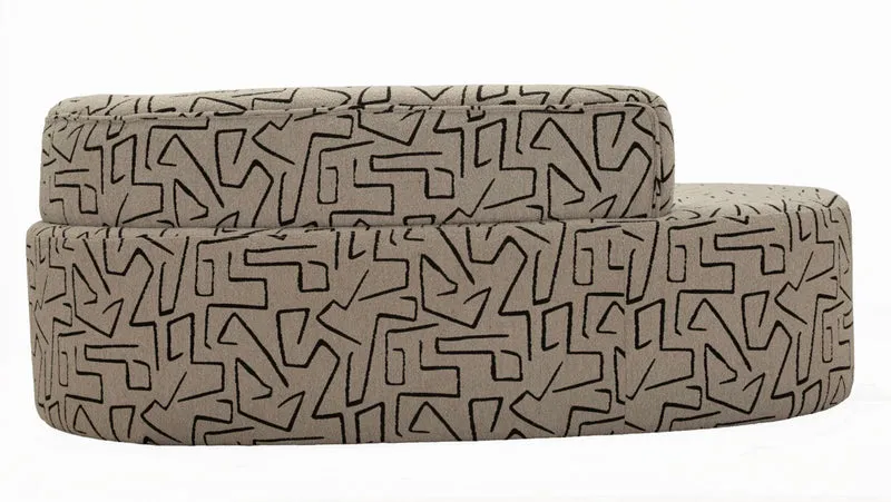 Divanetto moderno 3 posti 176x91,5x69 cm design cosmopolita - NAIROBI