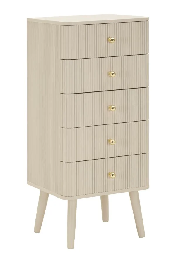Cassettiera verticale con scanalature 37,5x34x89 cm - SHY
