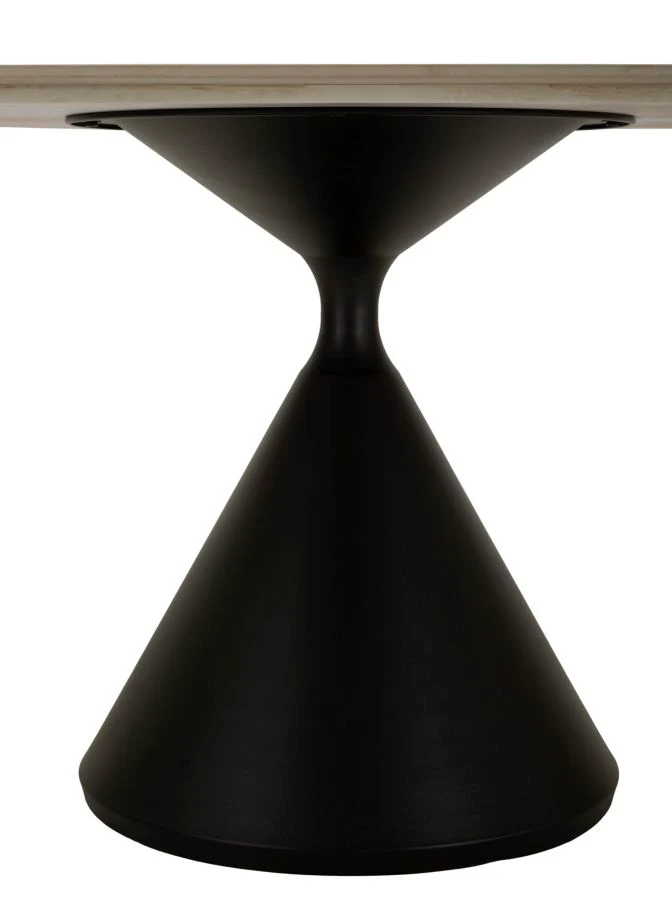 Tavolo da pranzo moderno con piano effetto marmo 180x90 - SPACE