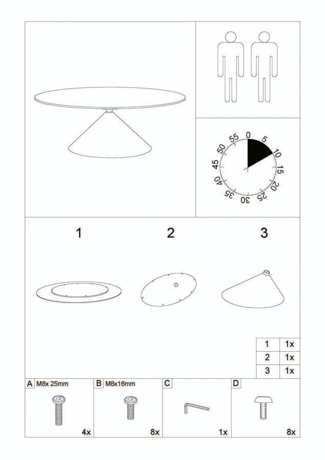 Tavolo da pranzo moderno con piano effetto marmo 180x90 - SPACE