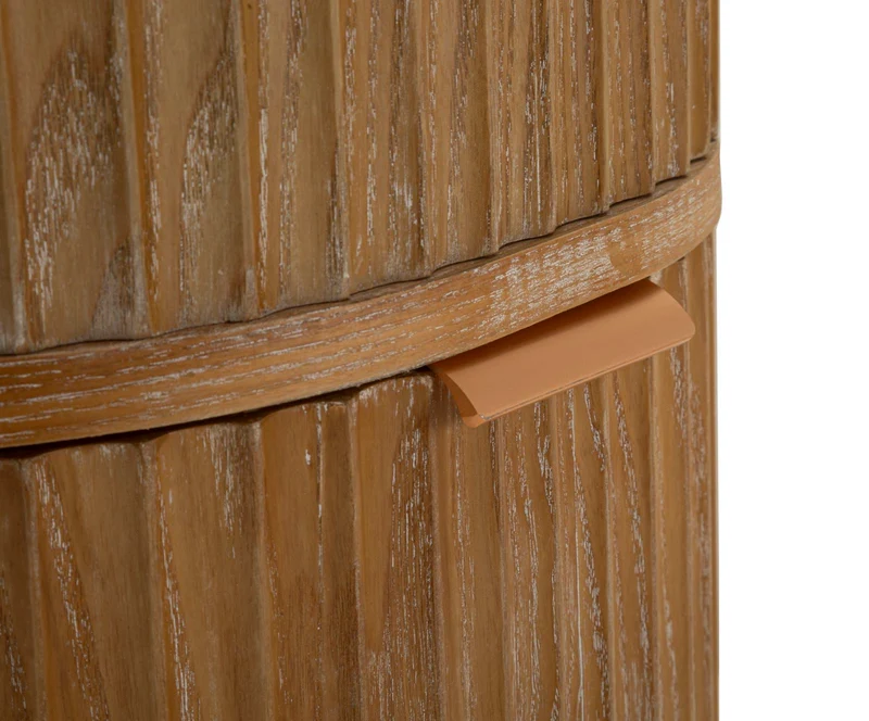Cassettiera 3 cassetti in legno naturale 38x33x82 cm - GOTEBORG
