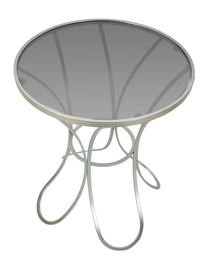 Tavolino rotondo da salotto diametro 56 cm altezza 68 cm - TRIXY