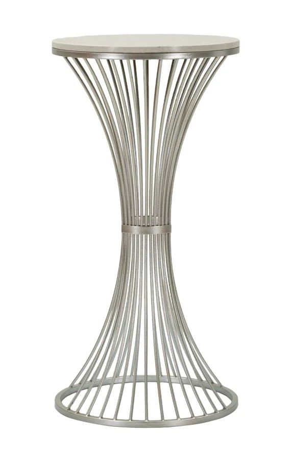 Tavolino rotondo da salotto in metallo 40x79 cm - FUNNEL