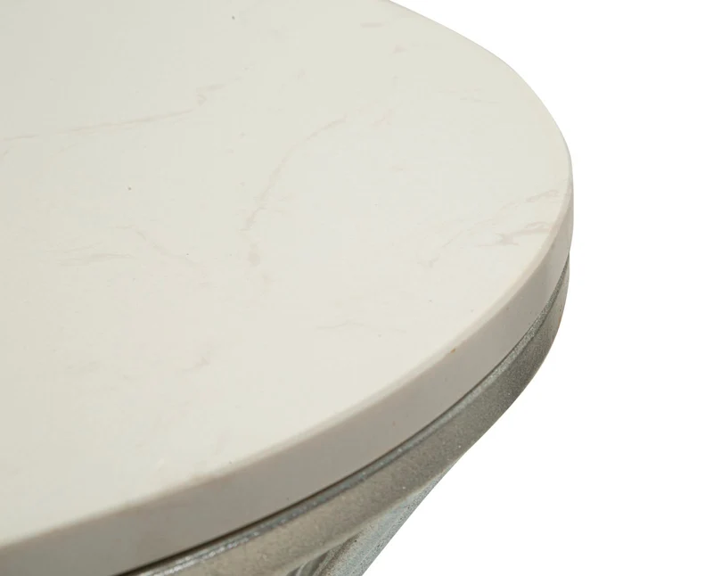 Tavolino rotondo da salotto in metallo 40x79 cm - FUNNEL