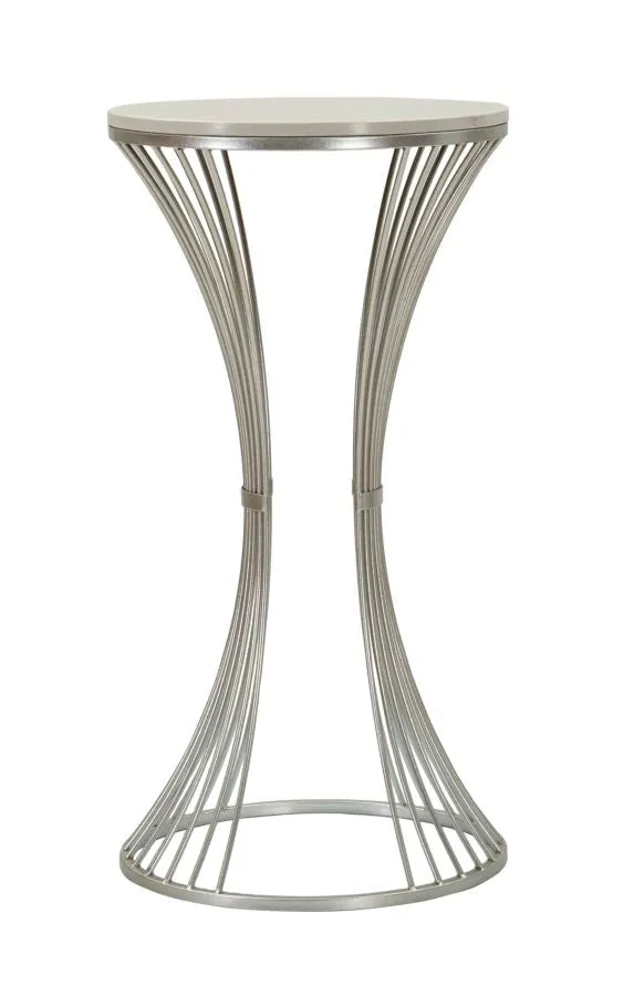Tavolino rotondo da salotto in metallo 50x100 cm - FUNNEL