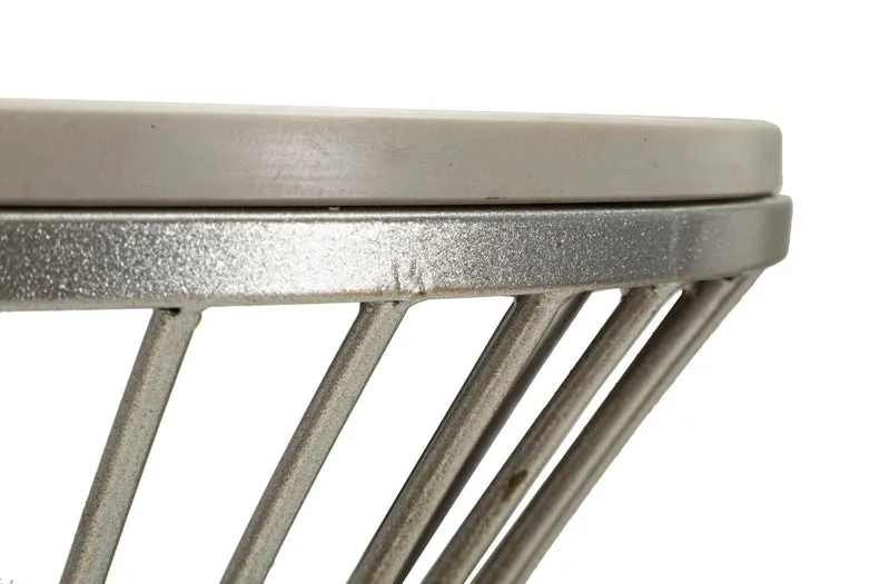 Tavolino rotondo da salotto in metallo 50x100 cm - FUNNEL