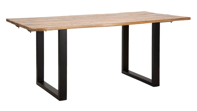Tavolo da pranzo allungabile in legno di mango 180-280 cm - EDGELLUNGABILE