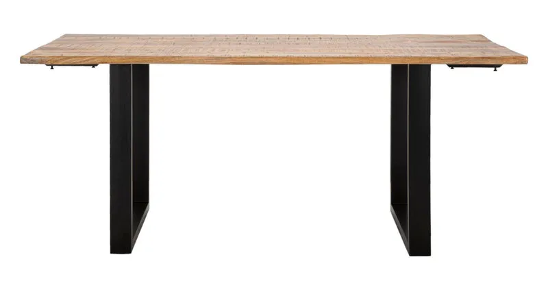 Tavolo da pranzo allungabile in legno di mango 180-280 cm - EDGELLUNGABILE