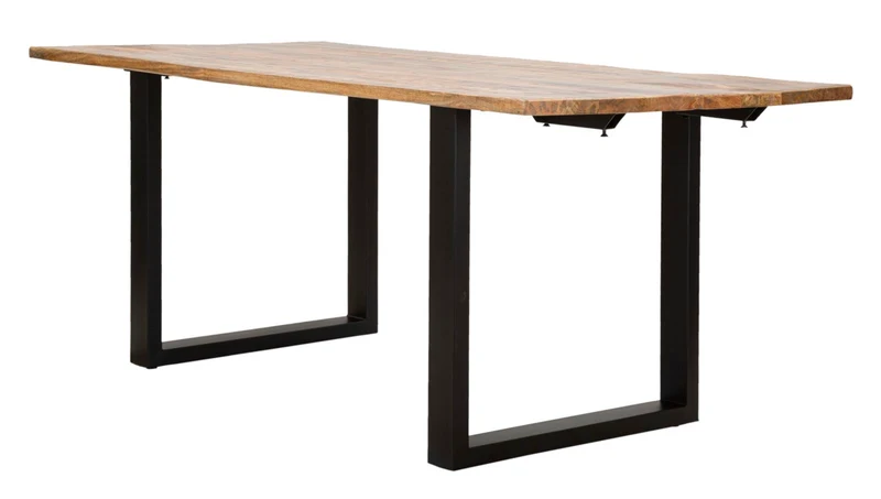Tavolo da pranzo allungabile in legno di mango 180-280 cm - EDGELLUNGABILE