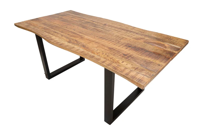 Tavolo da pranzo allungabile in legno di mango 180-280 cm - EDGELLUNGABILE