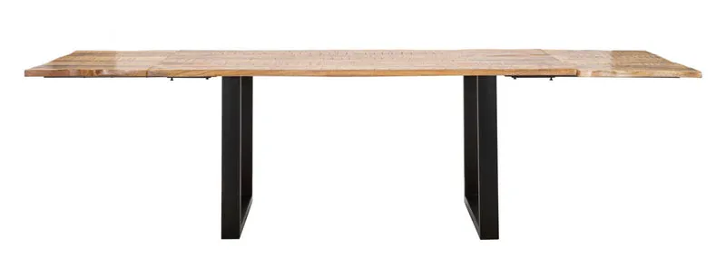 Tavolo da pranzo allungabile in legno di mango 180-280 cm - EDGELLUNGABILE