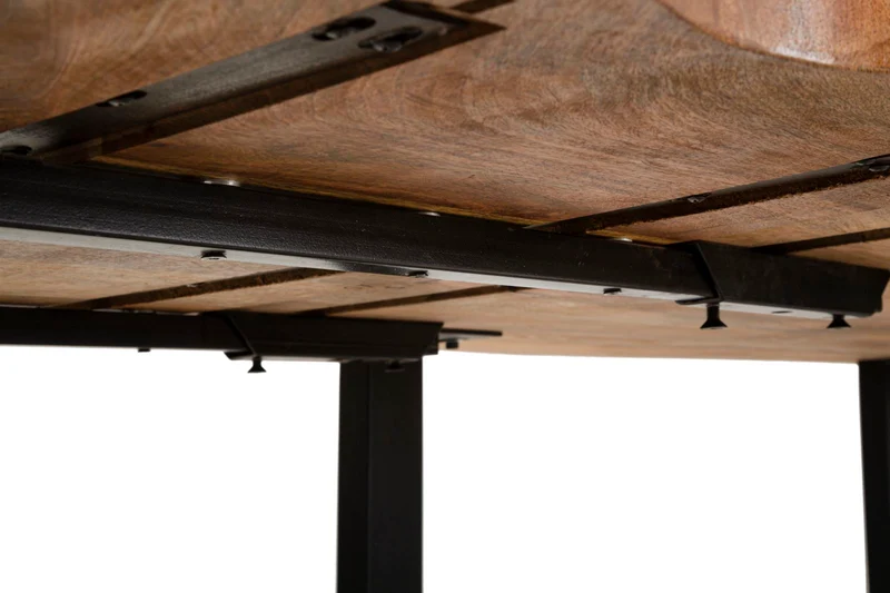 Tavolo da pranzo allungabile in legno di mango 180-280 cm - EDGELLUNGABILE