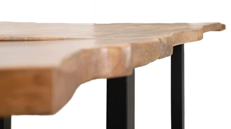 Tavolo da pranzo allungabile in legno di mango 180-280 cm - EDGELLUNGABILE