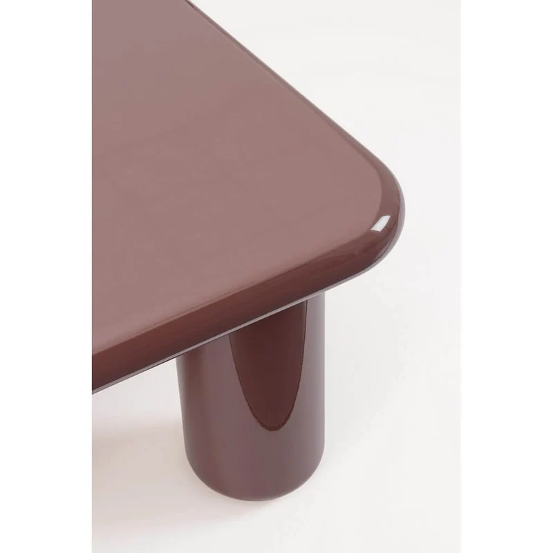 Tavolino da Salotto Quadrato in MDF Laccato Lucido - OTILIA