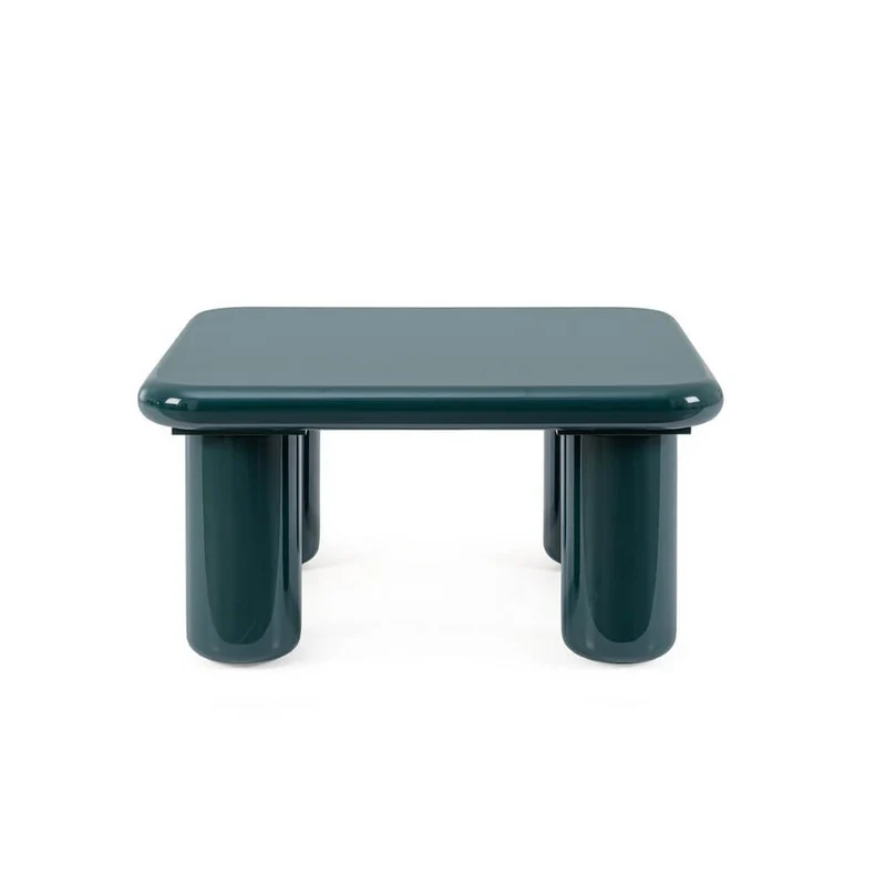 Tavolino da Salotto Quadrato in MDF Laccato Lucido - OTILIA