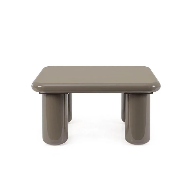 Tavolino da Salotto Quadrato in MDF Laccato Lucido - OTILIA