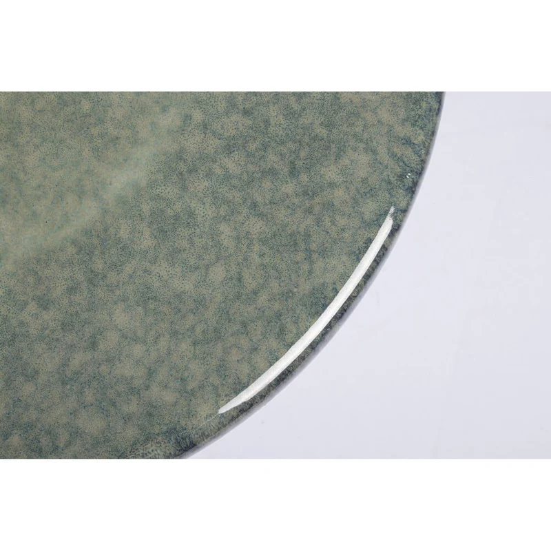 Tavolino in Ceramica Smaltata Artigianale Base Cilindrica - BARAKI