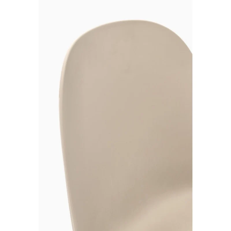 Set di 4 Sedie Moderne in Polipropilene con Gambe in Acciaio - ELLA