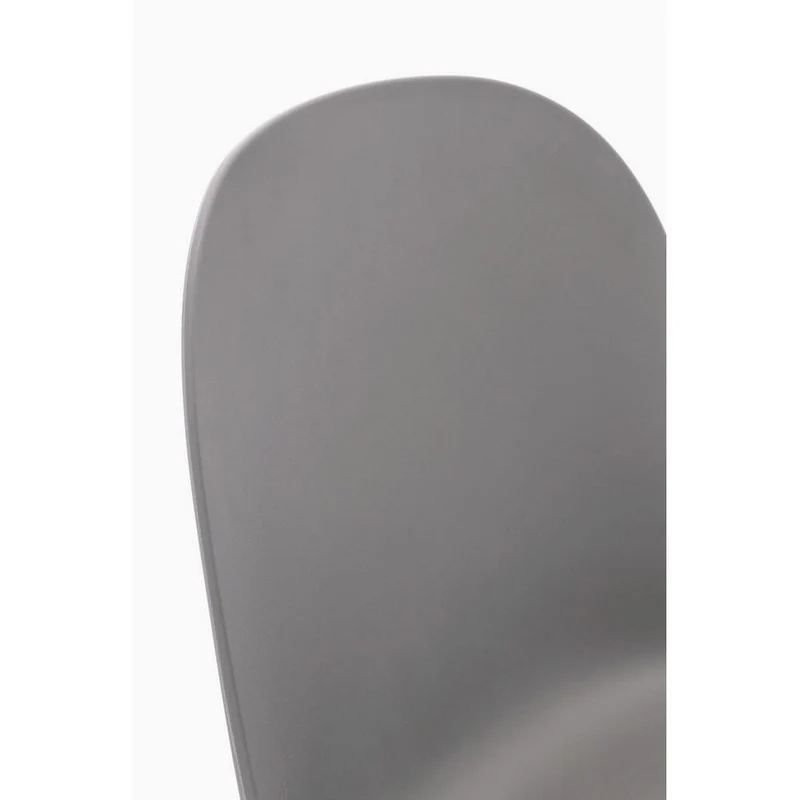 Set di 4 Sedie Moderne in Polipropilene con Gambe in Acciaio - ELLA