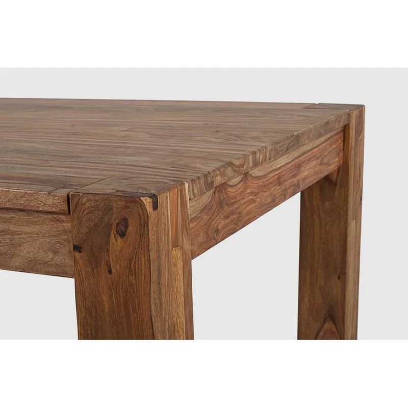 Tavolo allungabile in legno sheesham naturale 160-260x100 cm - SASHA