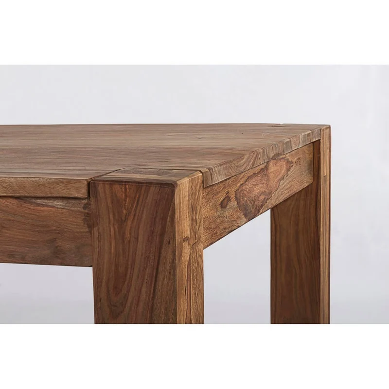 Tavolo allungabile in legno sheesham naturale 160-260x100 cm - SASHA