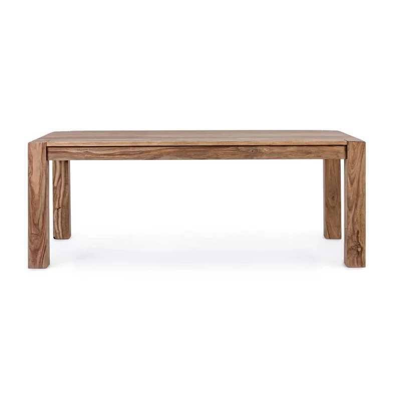 Tavolo allungabile in legno sheesham naturale 160-260x100 cm - SASHA