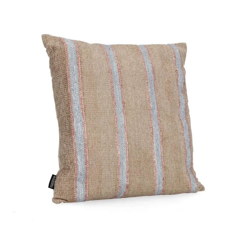 Cuscino decorativo in cotone e velluto a righe 50x50 cm - JAWLA