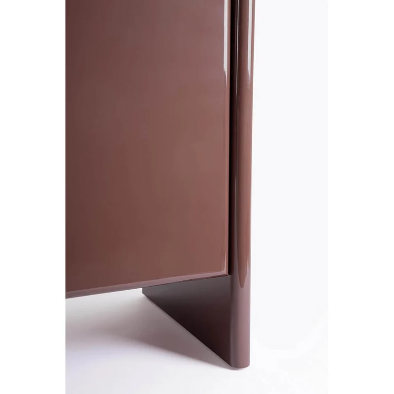 Credenza 4 Ante Laccata con Piano in Pietra Sinterizzata - OTILIA