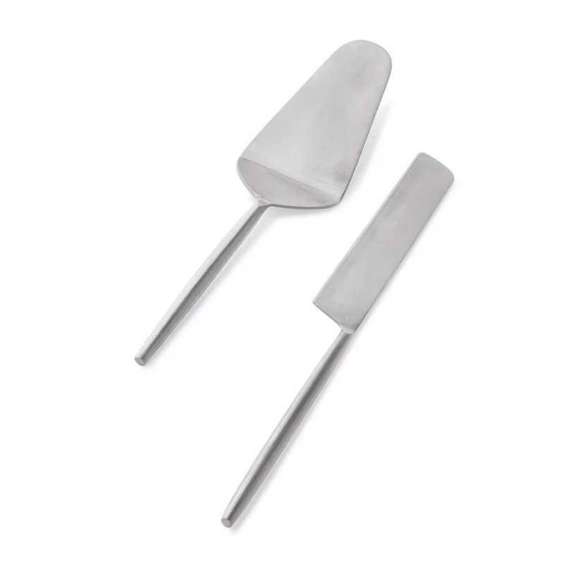 Set 2 Posate da Dessert in Acciaio Inox Finitura Satinata - BRONTE