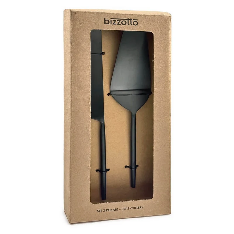 Set 2 Posate da Dessert in Acciaio Inox Finitura Satinata - BRONTE