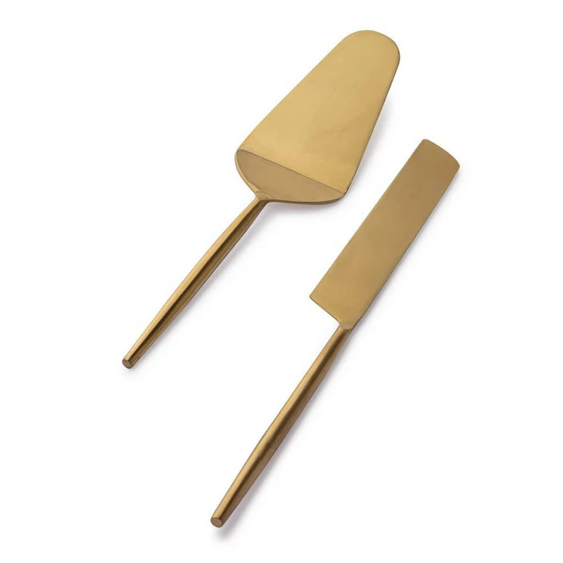 Set 2 Posate da Dessert in Acciaio Inox Finitura Satinata - BRONTE