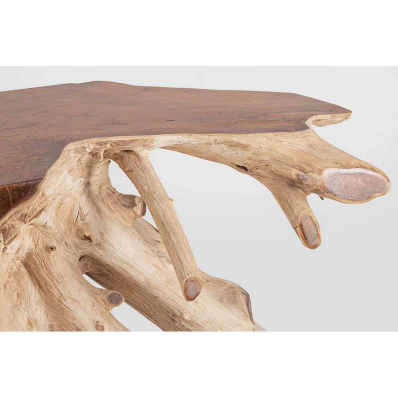 Consolle in Radici di Teak Naturale Artigianale 120x45 cm - ROSE