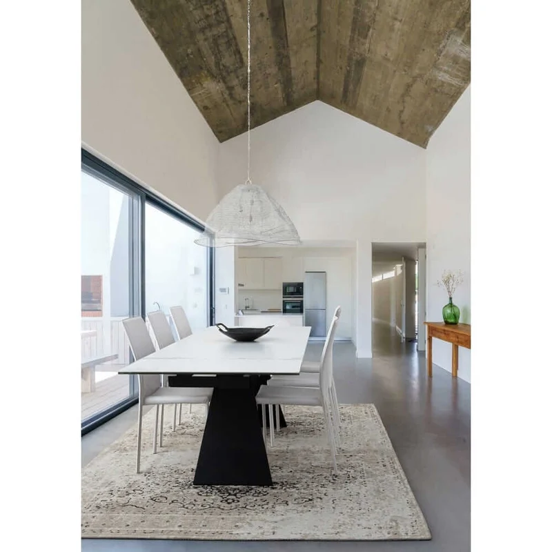 Tavolo Allungabile in Ceramica con Base in Acciaio 160-240x90 - ORION
