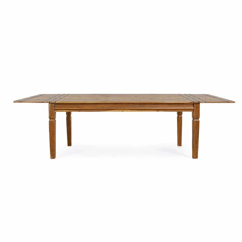 Tavolo allungabile in legno massello di acacia stile rustico - MANSION