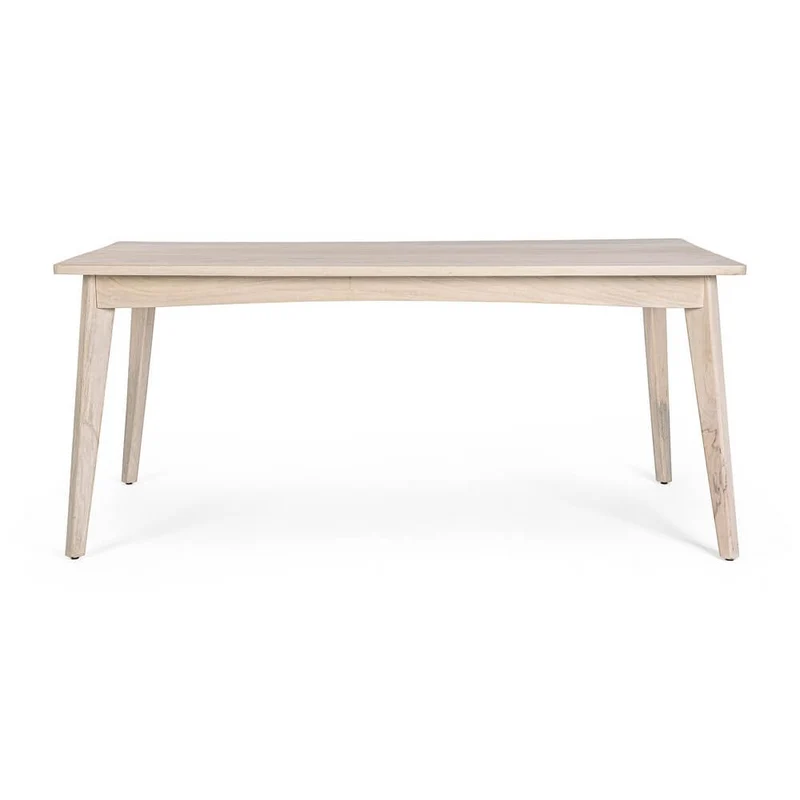 Tavolo da pranzo in legno di mango bianco decapato 173x90 cm - LENA