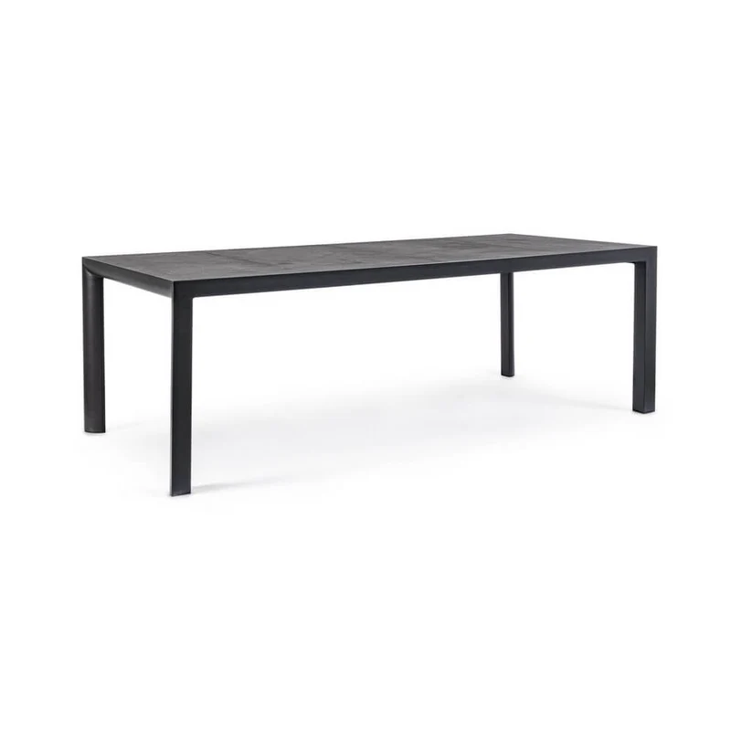 Tavolo da esterno in alluminio e ceramica 220x100 cm - MASON