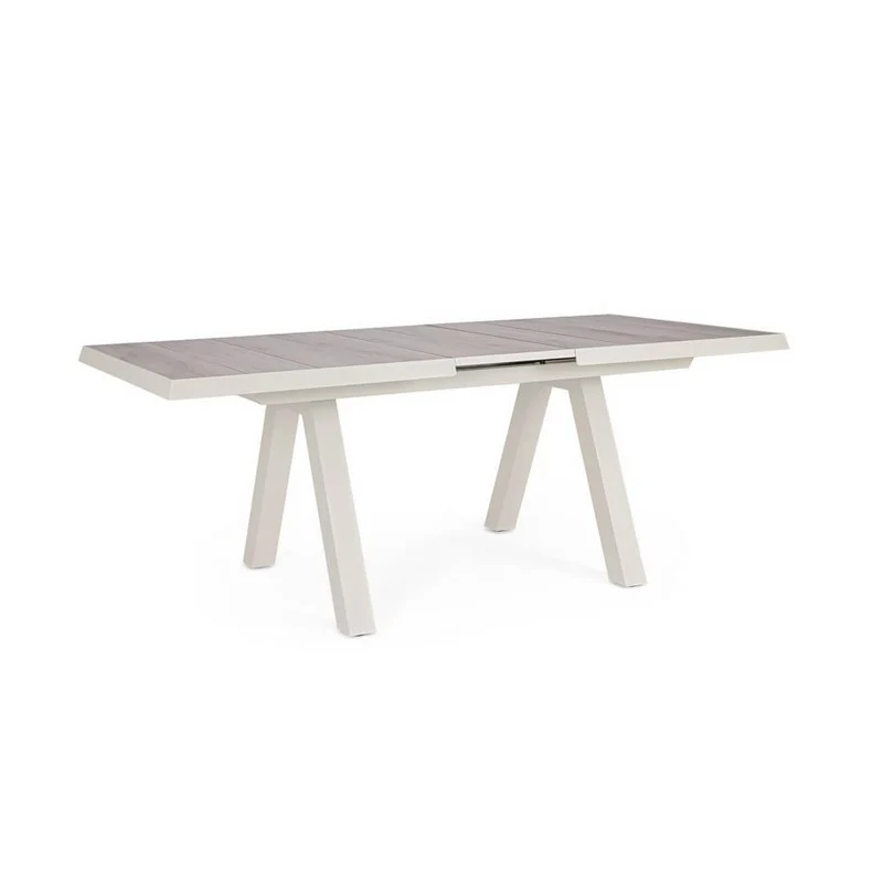 Tavolo da Giardino Allungabile in Alluminio con Piano in Ceramica - KRION