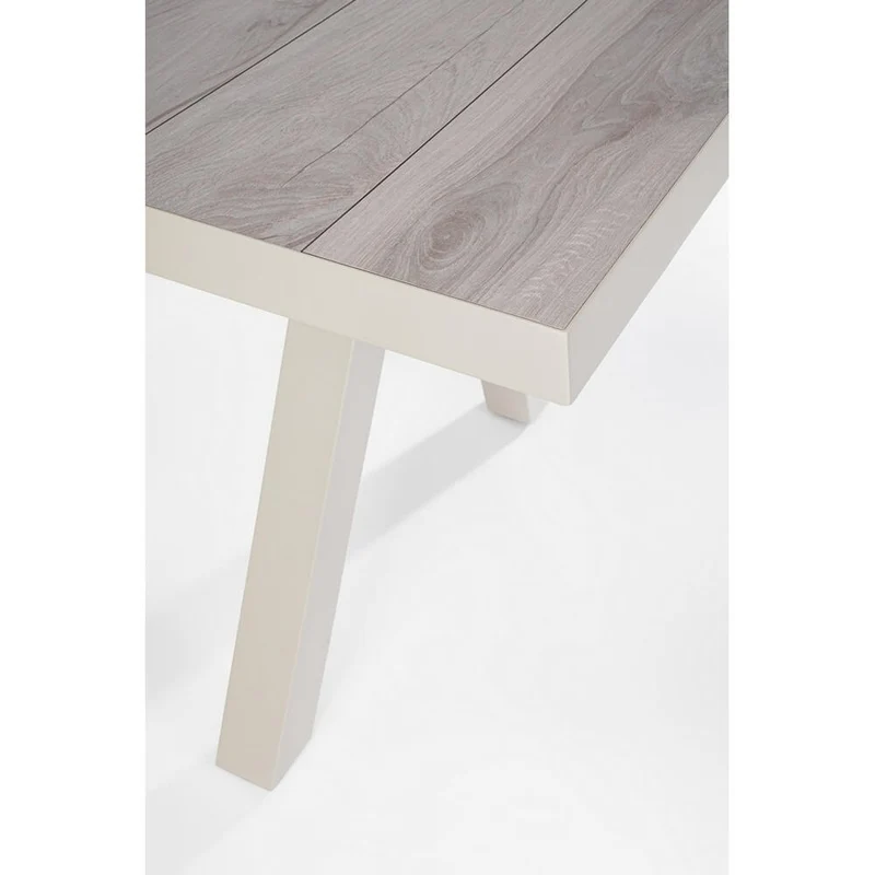 Tavolo da Giardino Allungabile in Alluminio con Piano in Ceramica - KRION