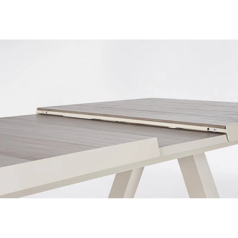 Tavolo da Giardino Allungabile in Alluminio con Piano in Ceramica - KRION