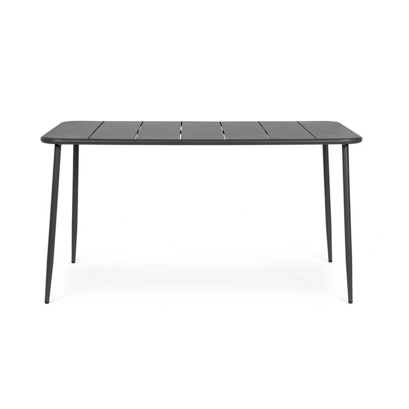 Tavolo da Giardino Rettangolare in Acciaio 140x80 cm - THARNIS