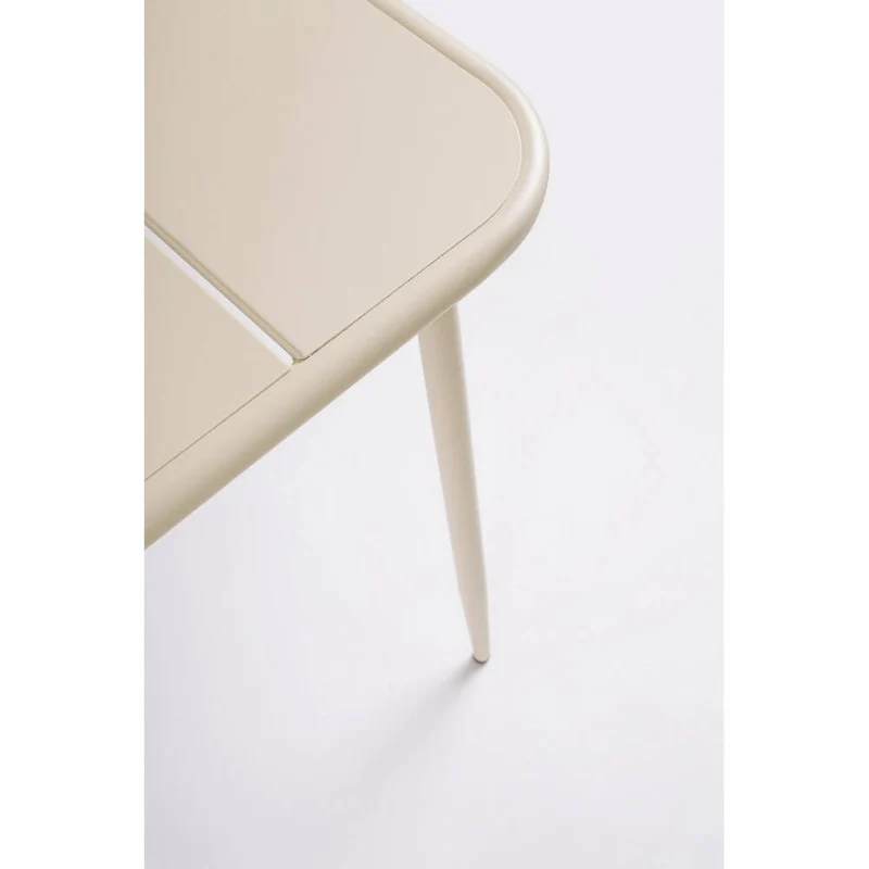 Tavolo da Giardino Rettangolare in Acciaio 140x80 cm - THARNIS