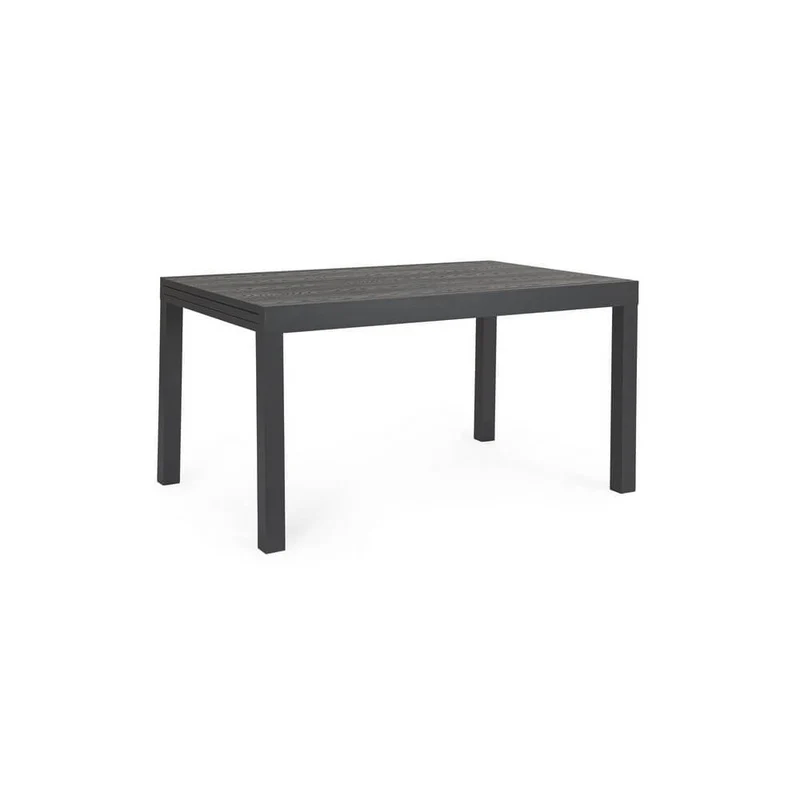 Tavolo Allungabile da Giardino in Alluminio Effetto Legno - BRASTEL