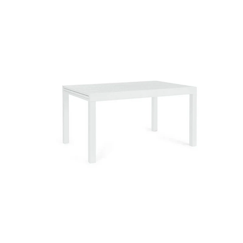 Tavolo Allungabile da Giardino in Alluminio Effetto Legno - BRASTEL