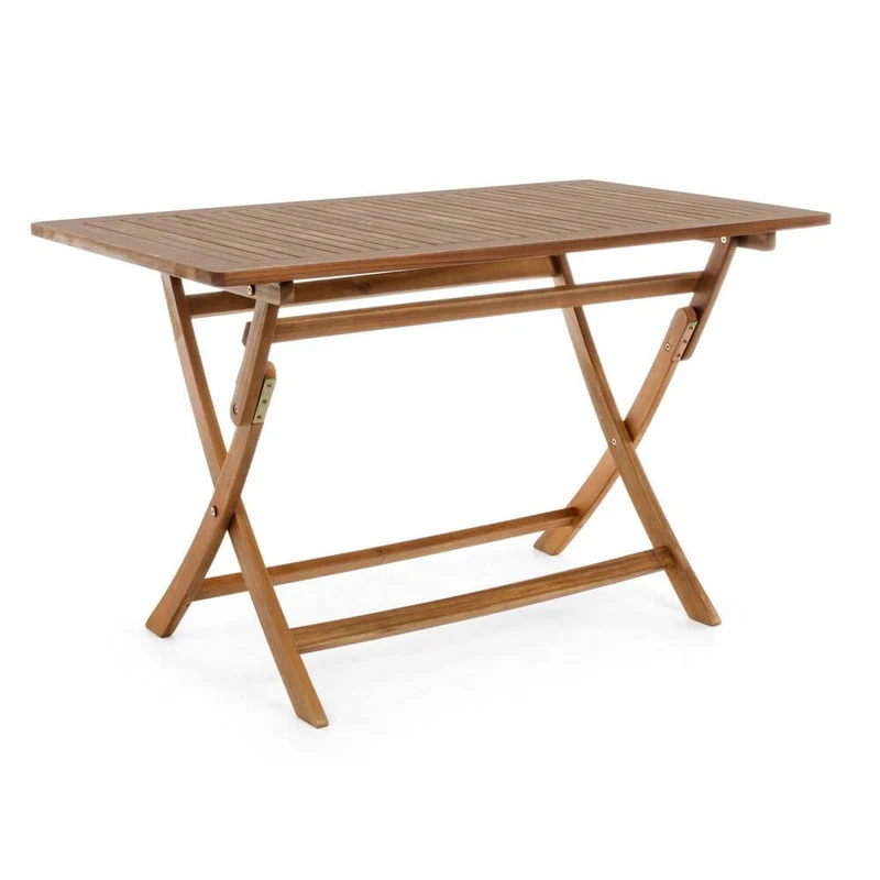 Tavolo da Giardino Pieghevole in Legno di Acacia 120x70 cm - SERENITY