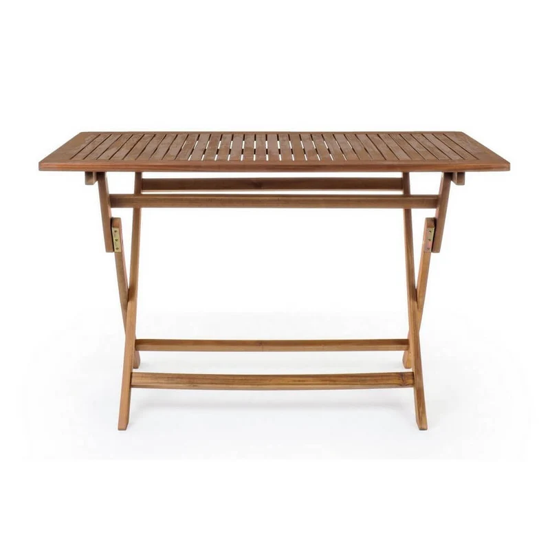 Tavolo da Giardino Pieghevole in Legno di Acacia 120x70 cm - SERENITY