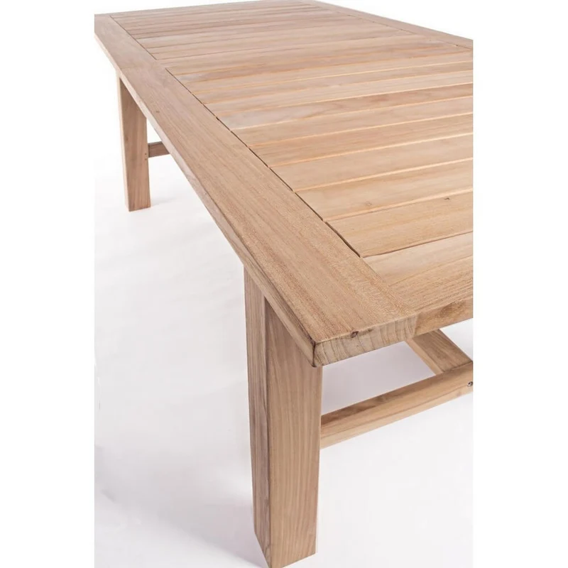 Tavolo da Giardino Allungabile in Legno Teak 220-300x100 cm - CHARMING